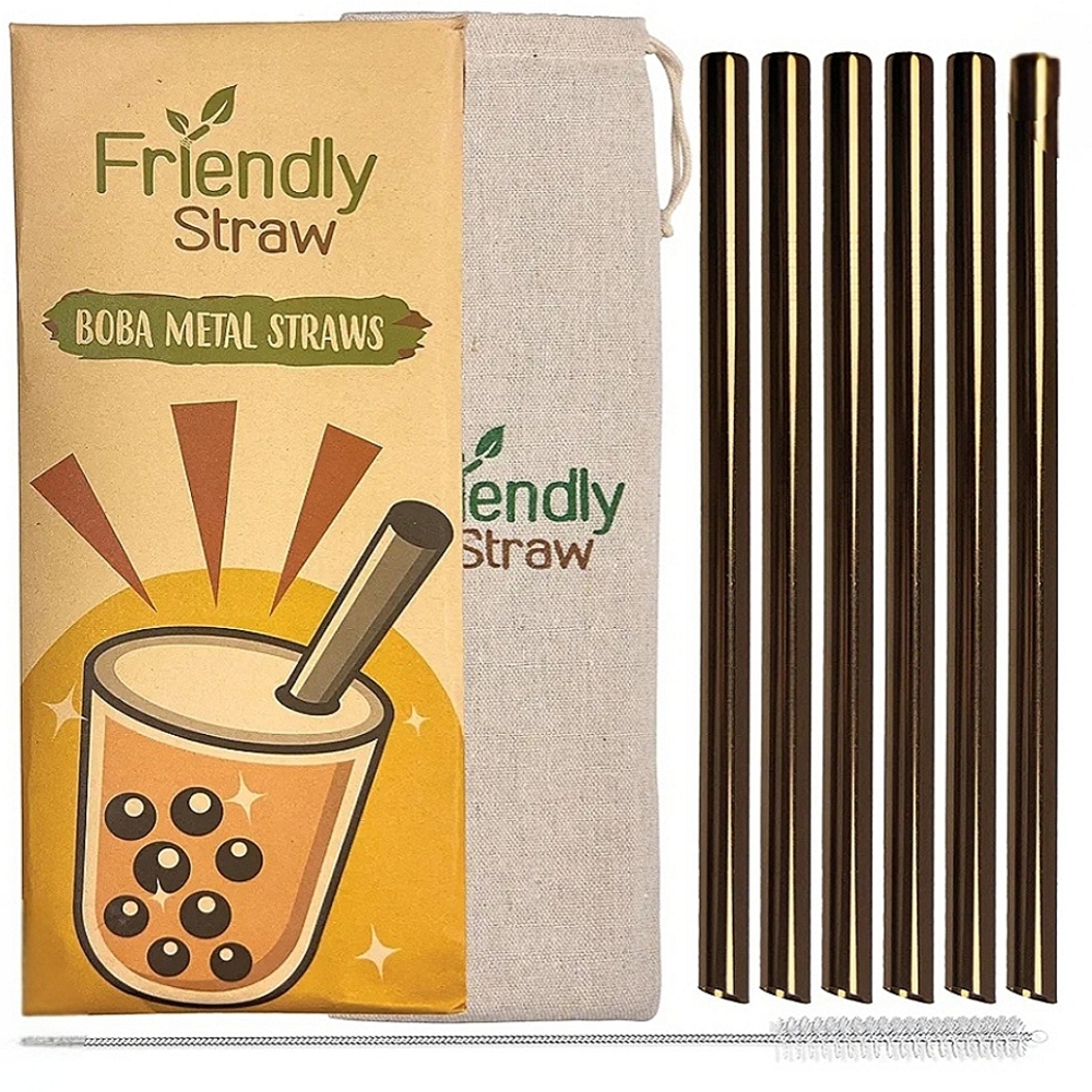 Boba metal straws
